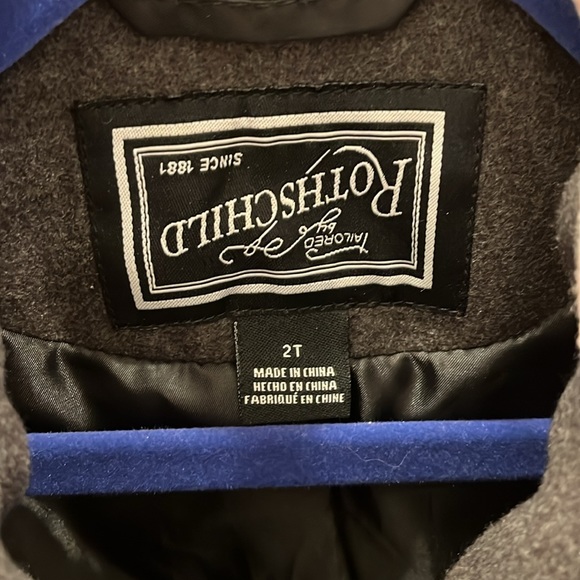 Toddler Pea Coat with matching Burret - Picture 4 of 4